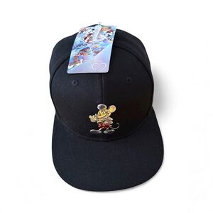 Disney Black Hat with Mickey Mouse Emblem